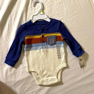 Baby B’gosh 3 month old thin sweater type material onesie.